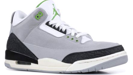 AIR JORDAN 3 chlorophyll. Size 11