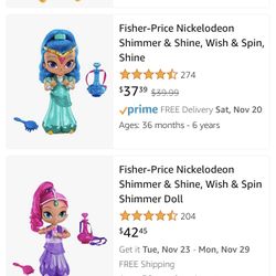 Shimmer and shine, wish and Spin.