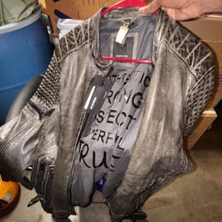 Leather jacket