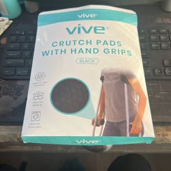 Crutch Pads With Hand grips New