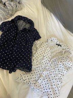 Blouse button up top