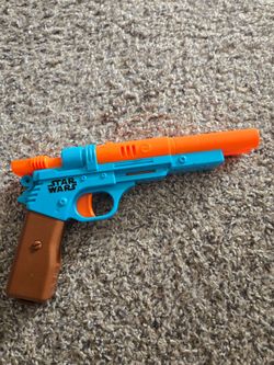 NERF Star Wars The Mandalorian Blaster Galaxy’s Edge Blue Orange Tested Works