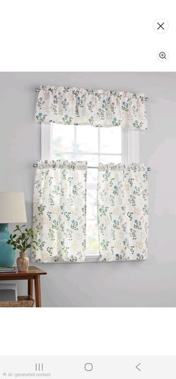 New 3 pc. Curtain only $5