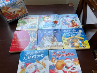 My Christmas classic library board books set