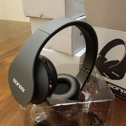 New Sonixx BTX1 Kids Bluetooth Headphones (Gray)