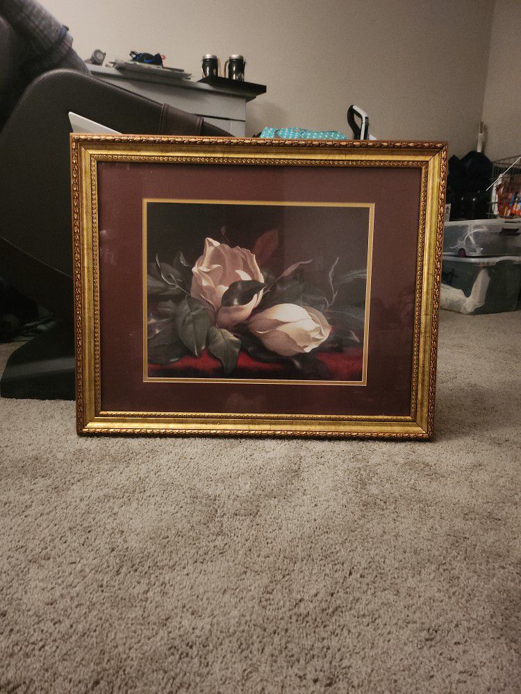 Home Interior Picture With Antique Gold Frame