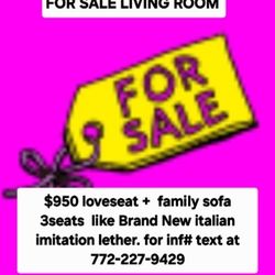 For Sale Set Of Living Room Family Sofa