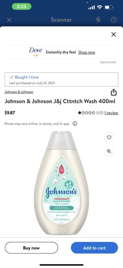 New Born Johnson’s Wash & Shampoo 