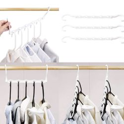 White Magic Hangers Space Saving Clothes Hangers 