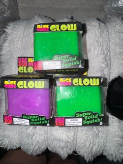 Glow in the dark squishies