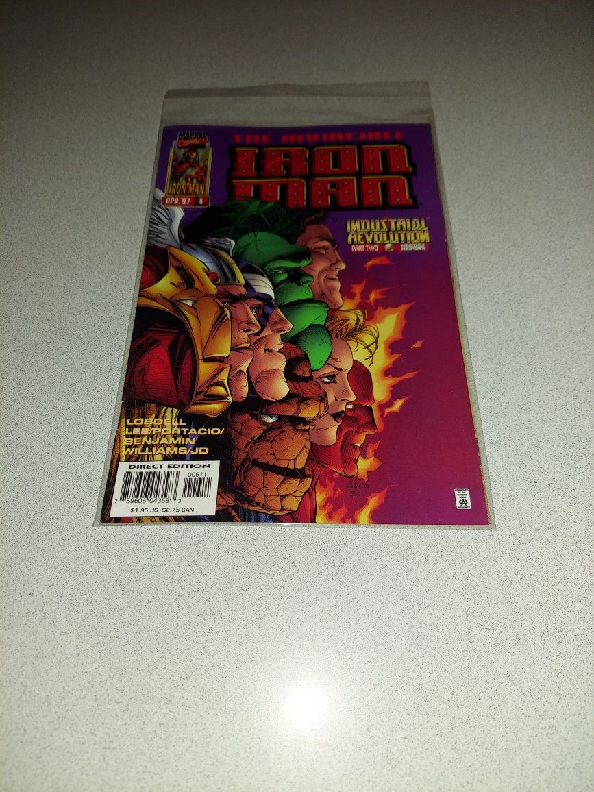 1997 THE INVINCIBLE IRON MAN #6 BAGGED