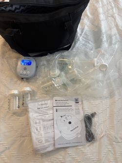Double electric breast pump