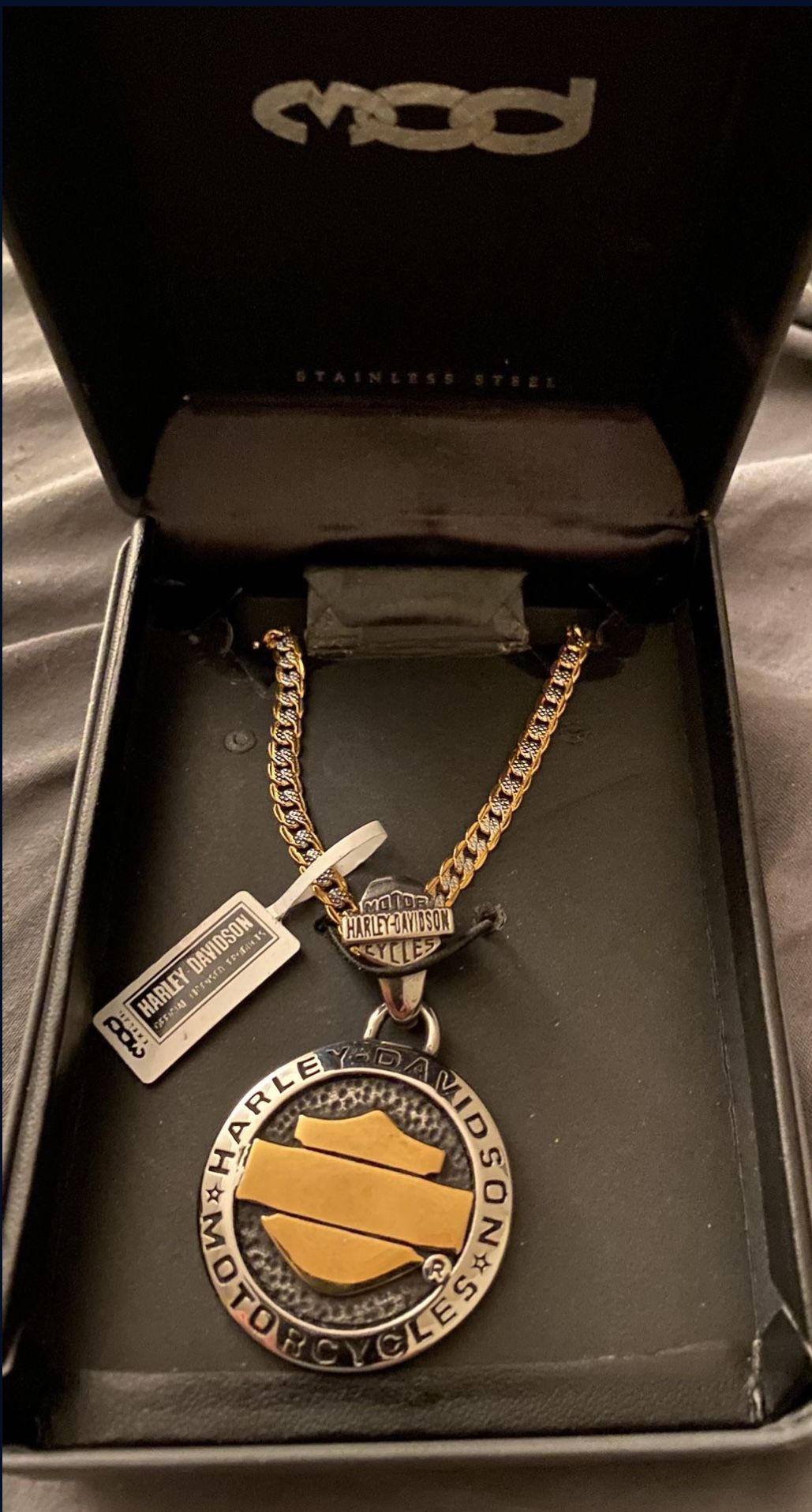 Harley Davidson Pendant Necklace 