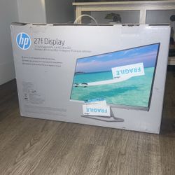 New 27 inch HP Monitor with Keyboard and Mouse 