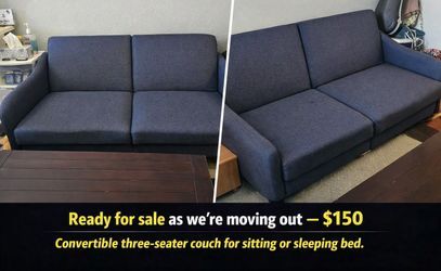 Convertible Dual purpose couch for sale