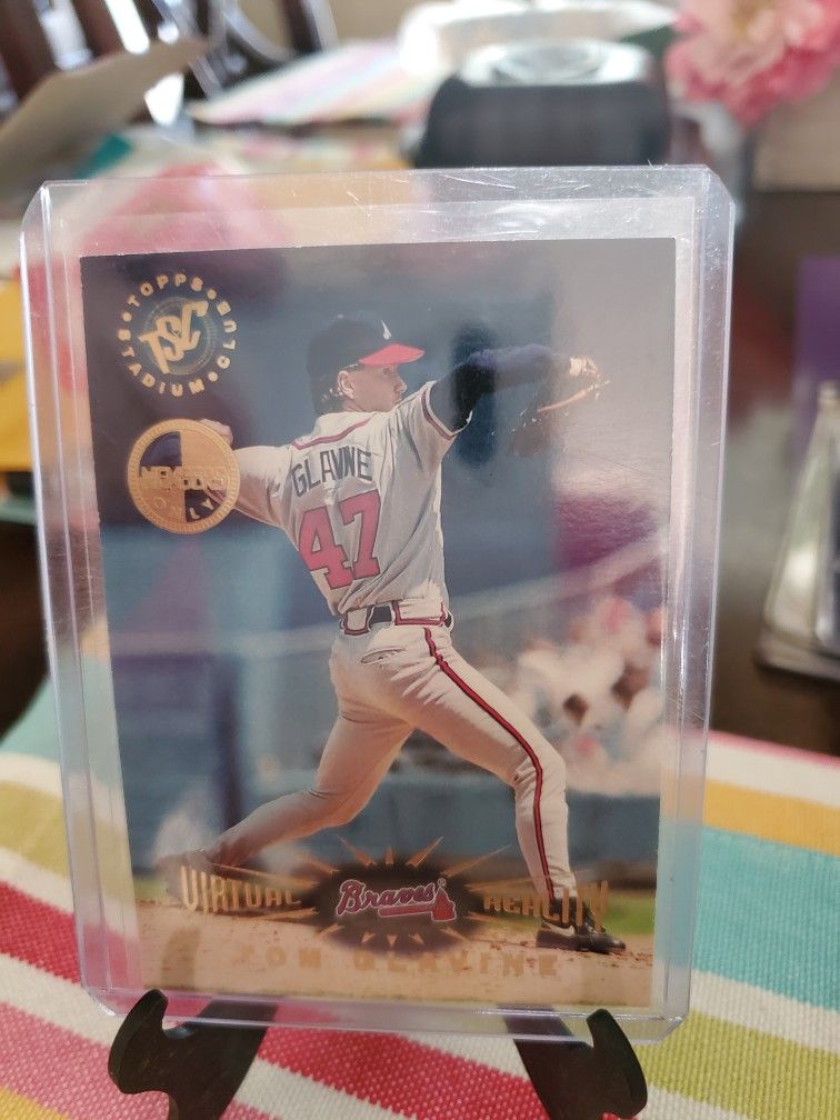 Tom Glavine 1995 Topps Stadium Club Members Only Virtual Reality 1995 Topps Stadium Club Members Only Baseball Cards