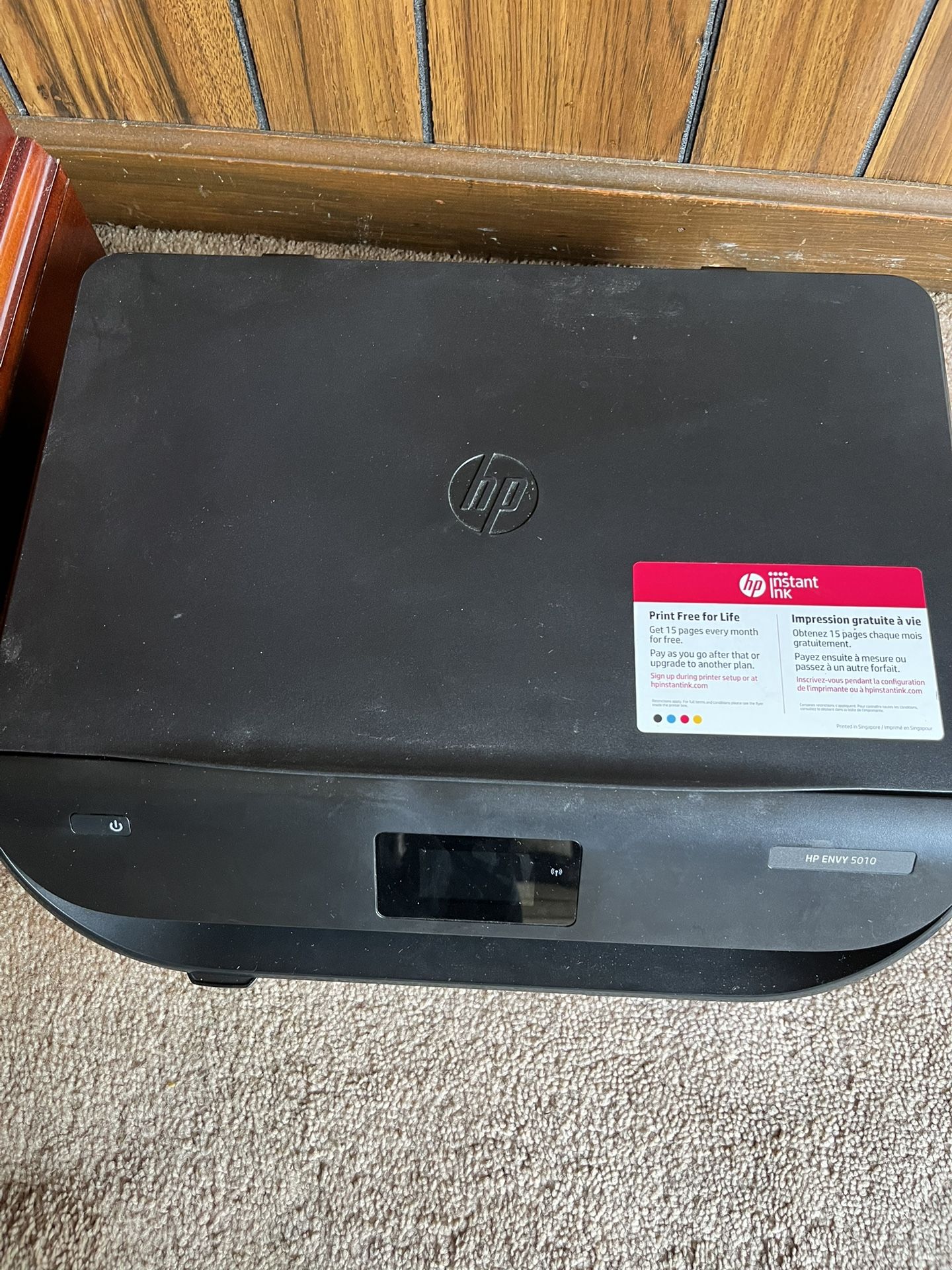HP - ENVY 5010 Wireless All-In-One Instant Ink Ready Inkjet Printer - Black