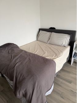 Zinus Full Bed Frame + 12” Mattress + 2 Coop Pillows – Full Set | $99 | PICKUP SUNDAY ONLY