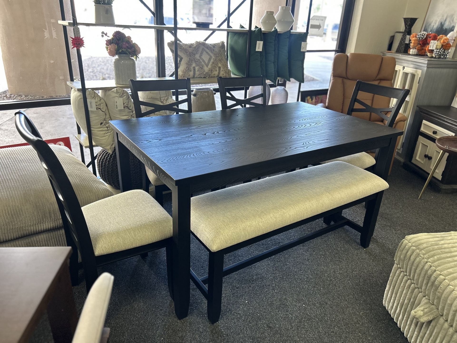 Dining Table With 4 Chairs And A Bench 