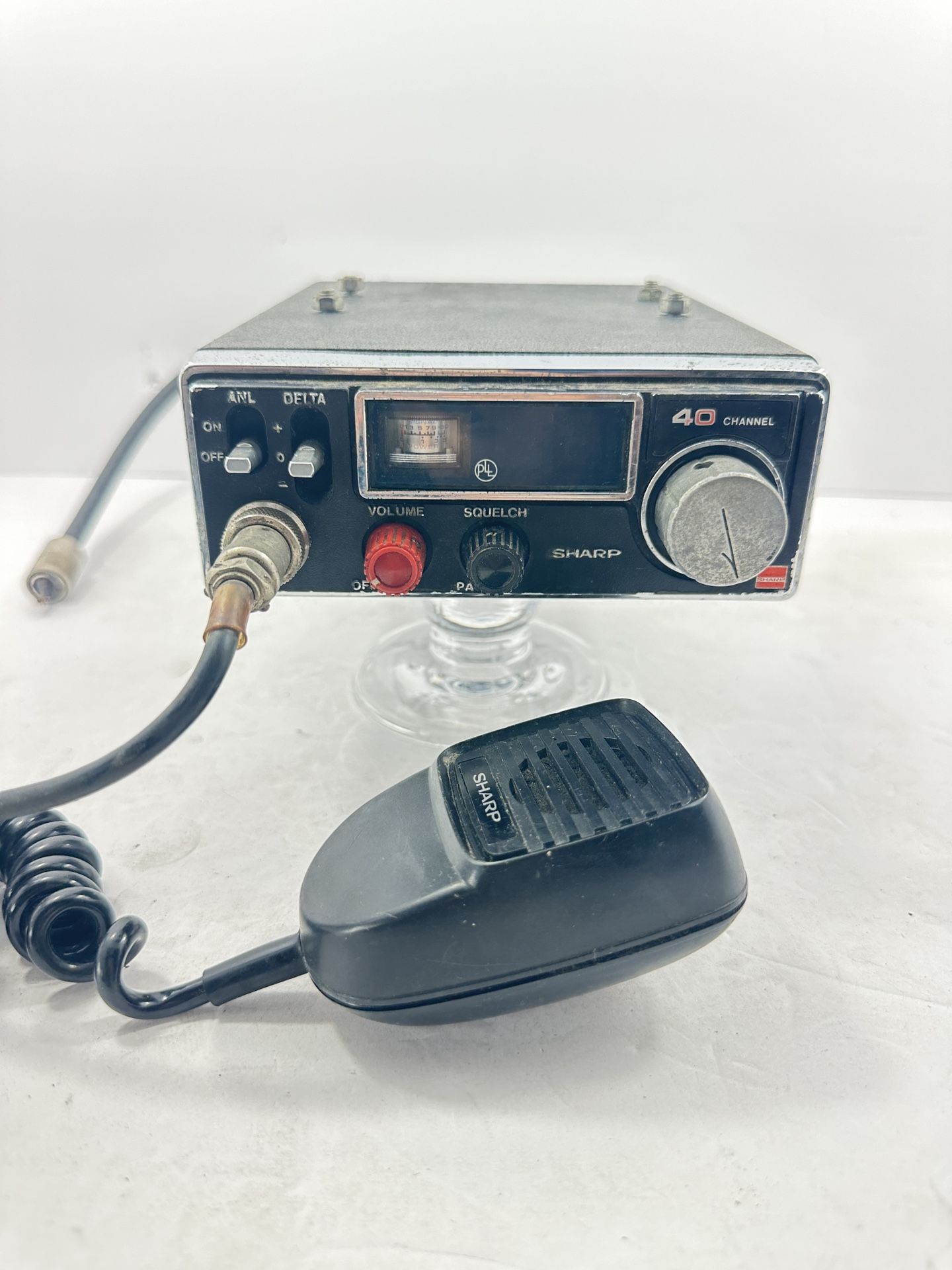 Sharp CB-2460 Channel Transceiver Radio With vintage