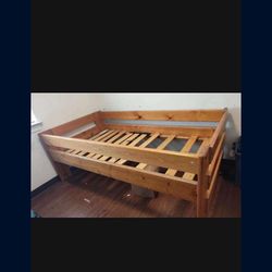 🎁TWIN SIZE BED FRAME -SOLID WOOD🎁