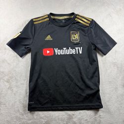 Adidas LAFC Los Angeles Football Club Soccer Jersey Youth Medium Black #2B