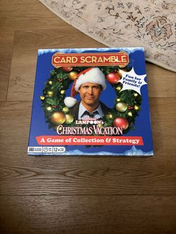 National lampoons Christmas vacation  card scramble