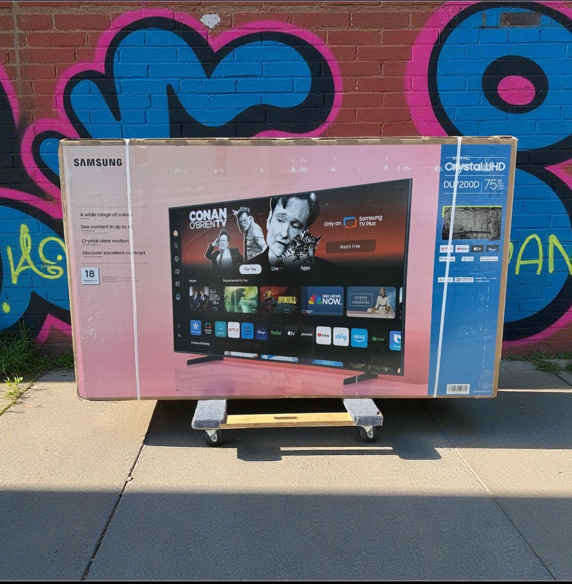 75 “ Samsung Smart 4K LED HDR TV