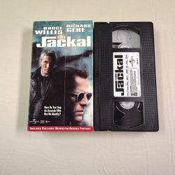 VHS The Jackal Movie, 1998, With Exclusive Behind The Scenes Footage 