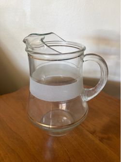 Crystal & Gold Lemonade Pitcher
