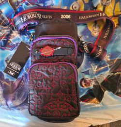 Universal HHN Halloween Horror Nights 2026 Lug Drink Crossbody Bag Exclusive