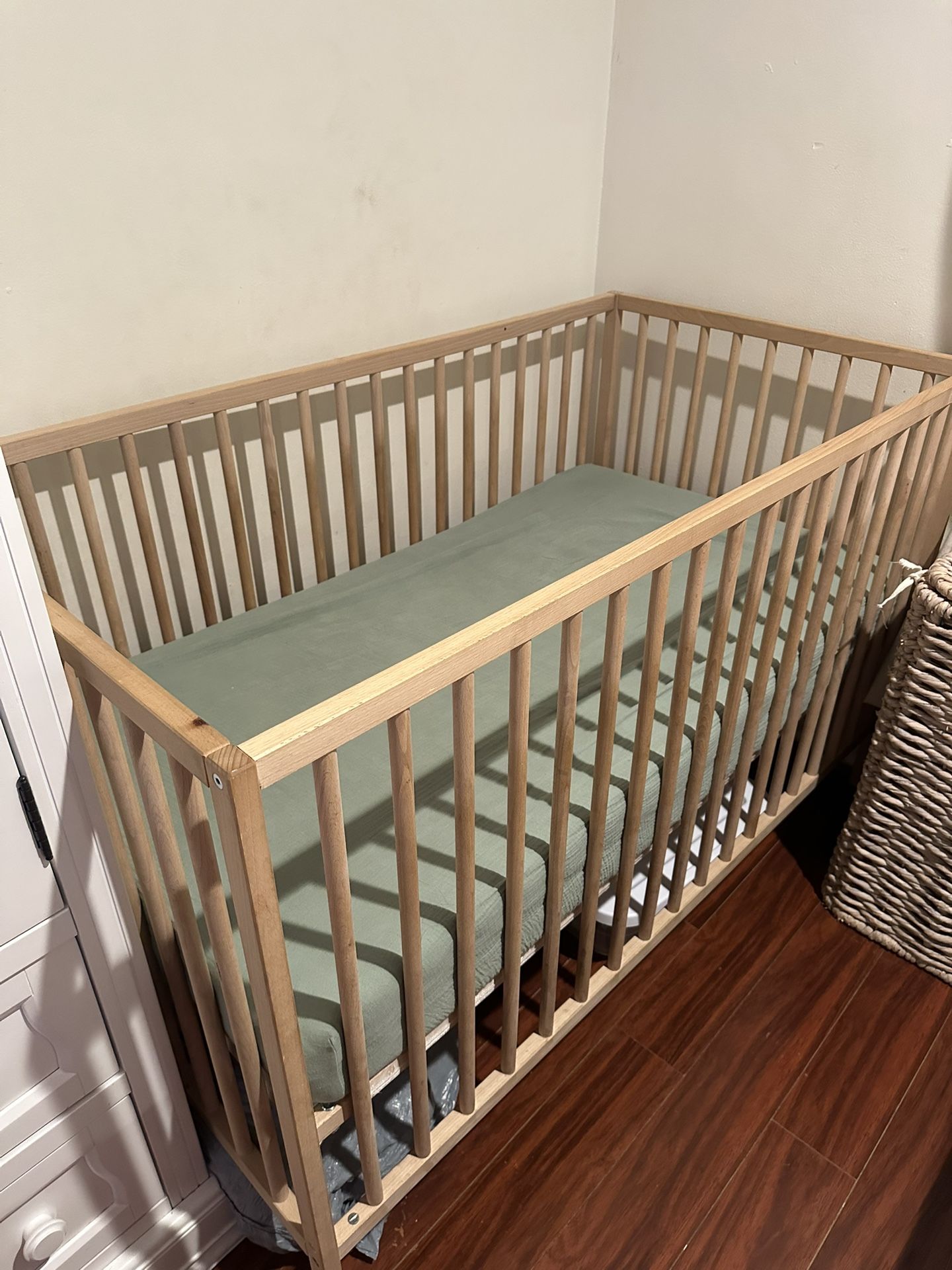 Baby Crib With Newton Mattress Included