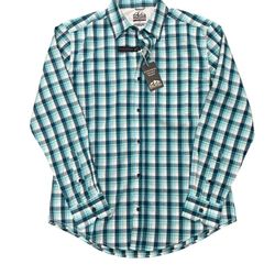 Pacific Outfitters Plaid Button-Up Shirt
