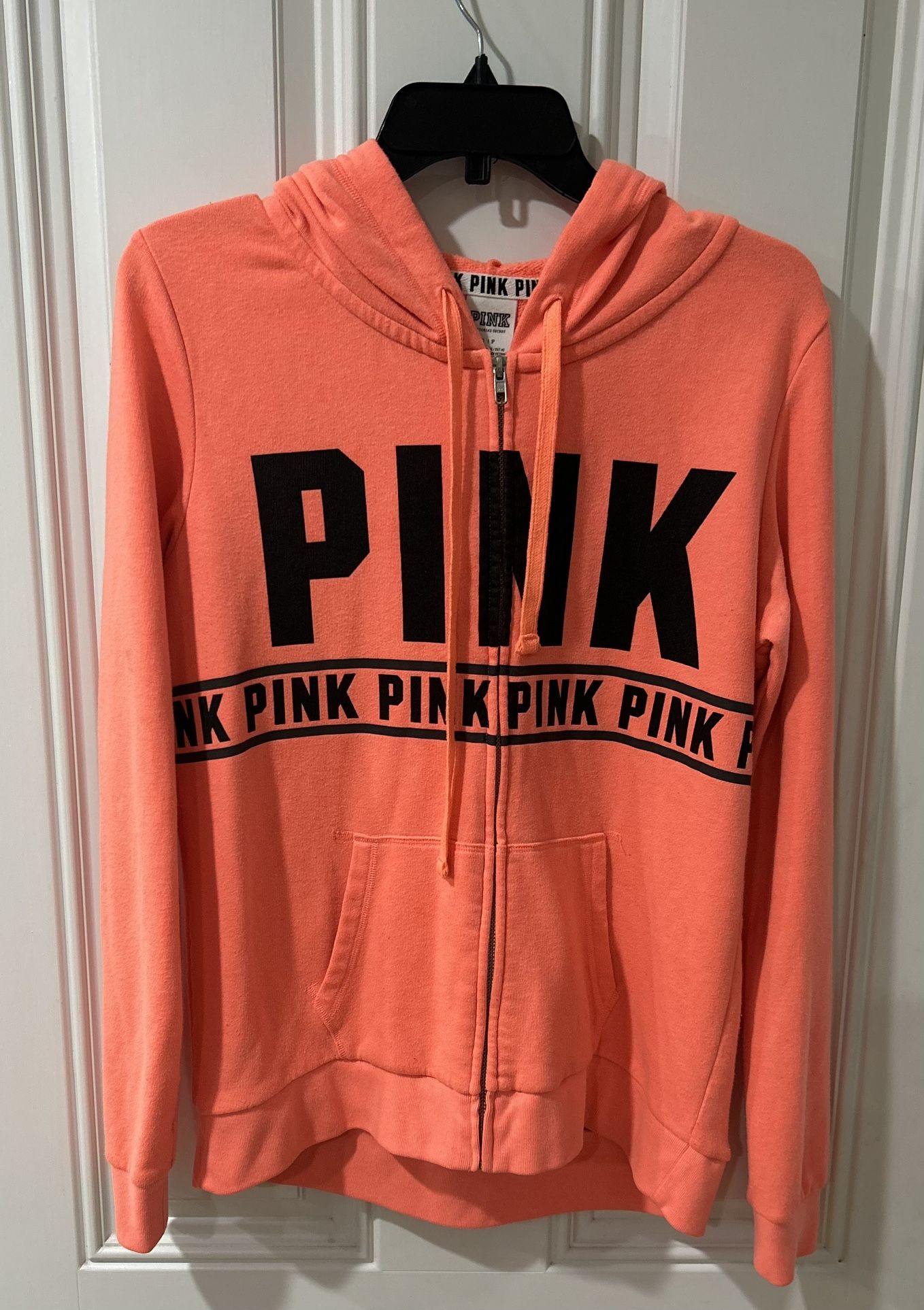 Victoria’s Secret Pink Full Zip Hoodie Women’s Pink S/p