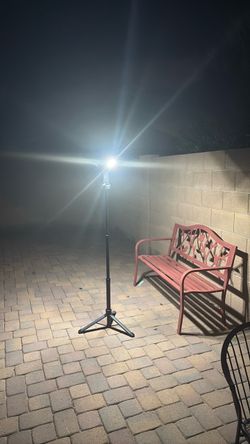 Collapsing LED rechargeable area light