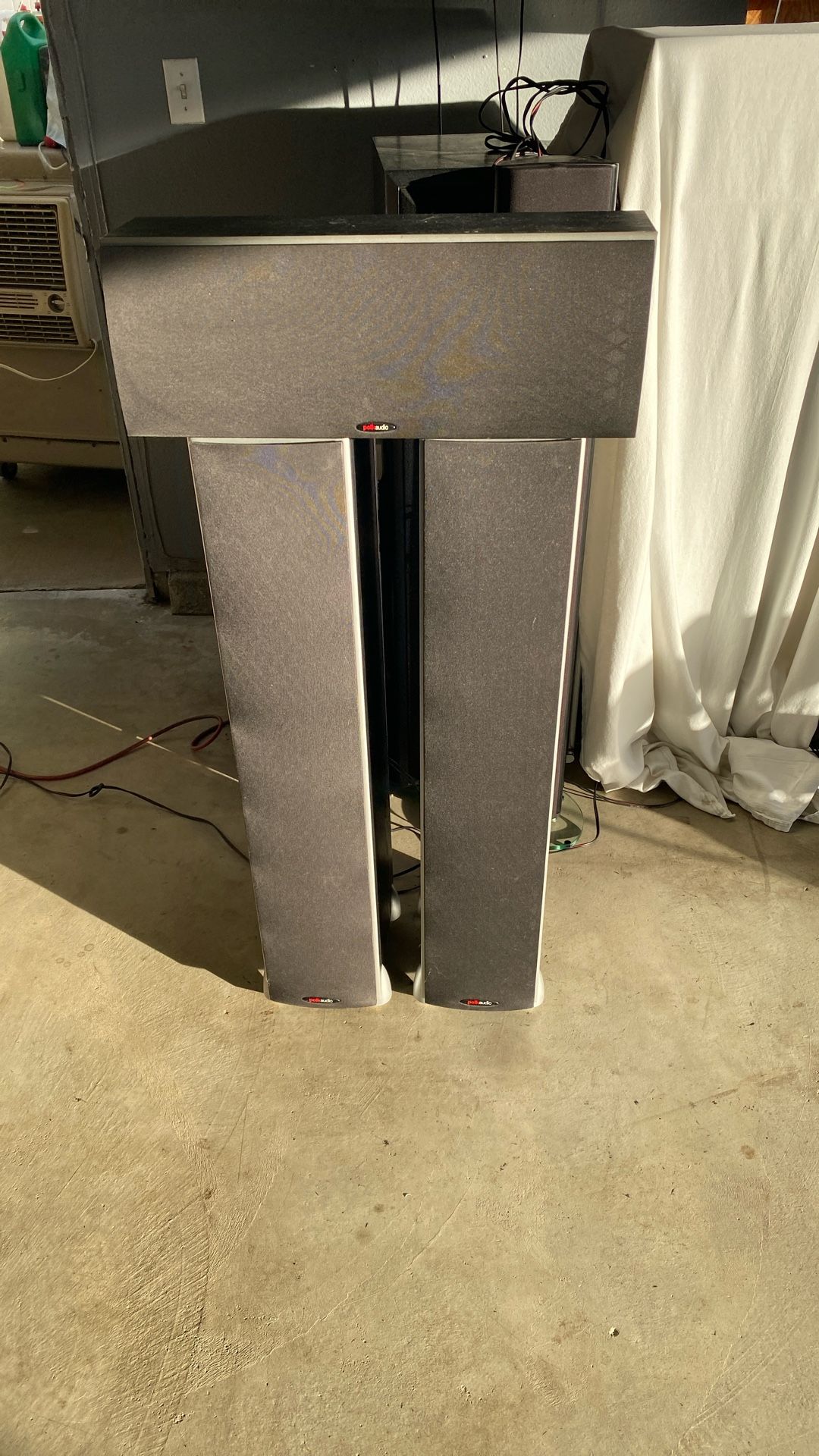 Polk monitor 50 and center channel