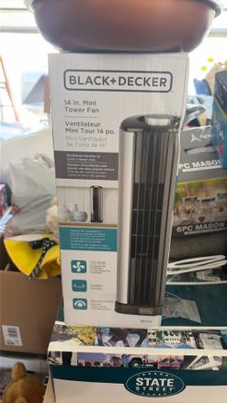 Black decker  14 in min tower fan