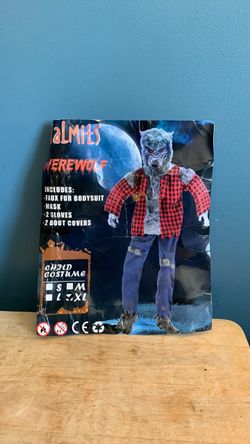 HALLOWEEN WEREWOLF KIDS SIZE XL COSTUME