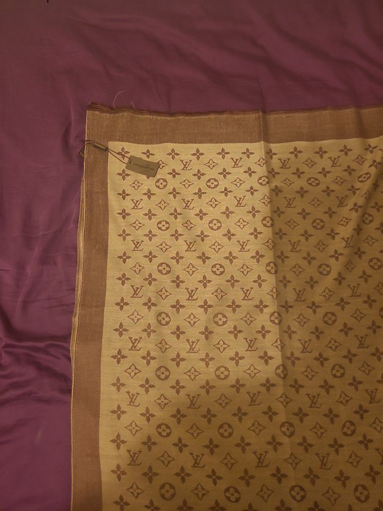 Authentic Louis Vuitton silk scarf