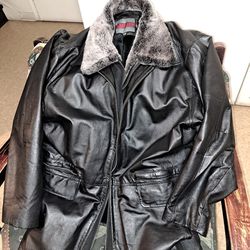Vintage Excelled Men's Leather Coat