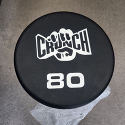 NEW Crunch Fitness Curl Barbell Set 29-110lbs