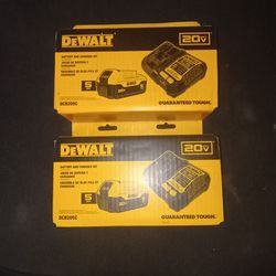 DeWalt 5AH Battery and Charger