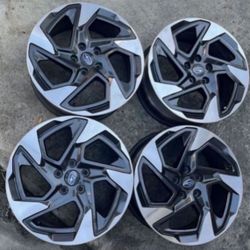 4 - 18x7 5x100 5x3.94 Stock Enkei Subaru Forester is Crosstrek Wrx Prius Wheels Rims !!!!!!!!!!!!!