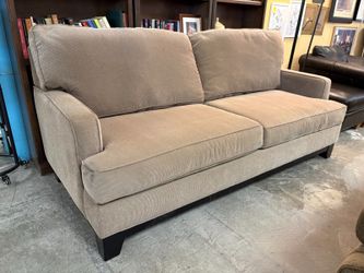 BAUHAUS Light Brown 2-Cushion Track Arm Sofa