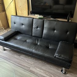 Black Futon Bed 
