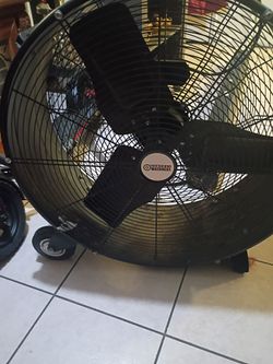 Central machinery shop fan