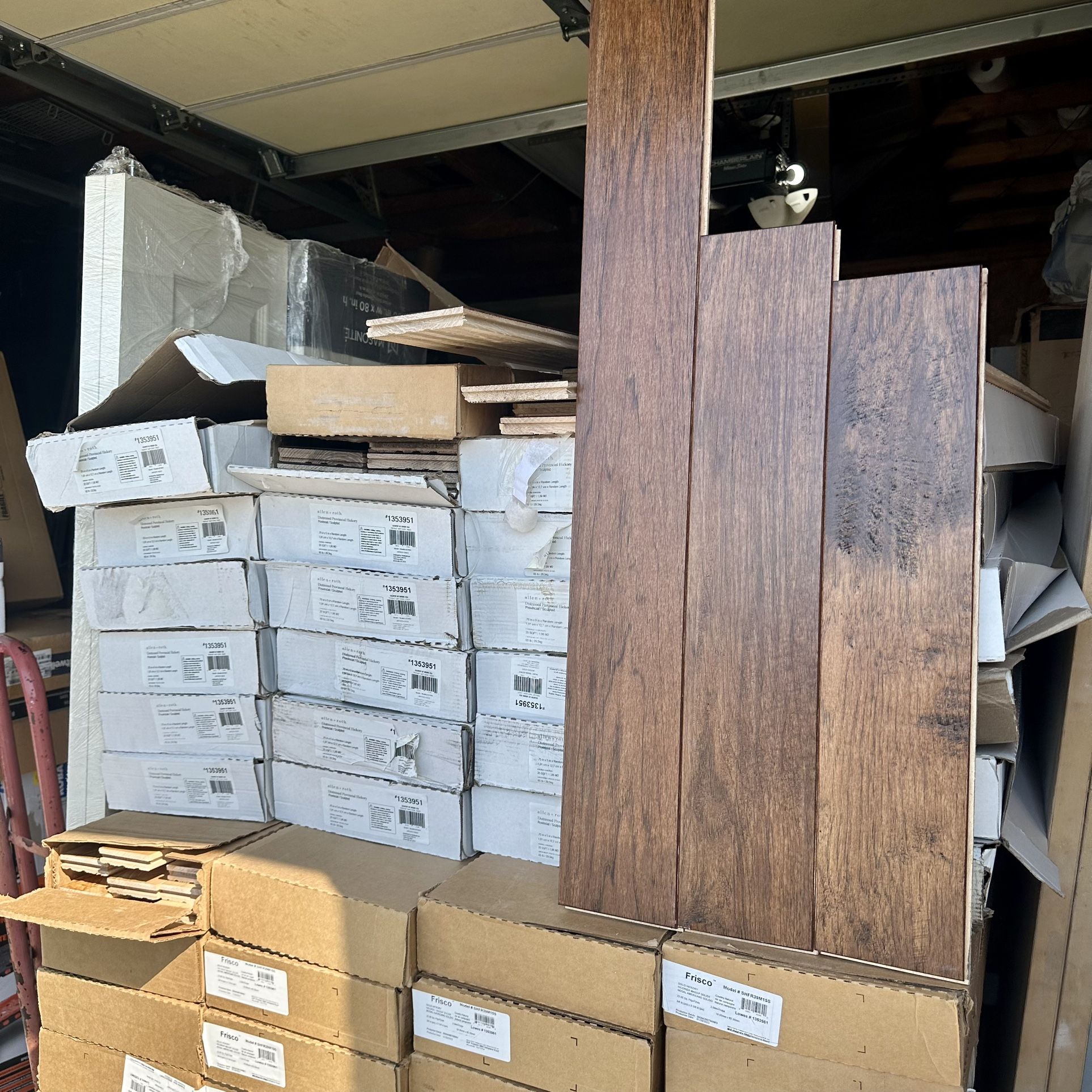 Brand New Allen + Roth Provincial Hickory Solid Hardwood Flooring. In The Box.