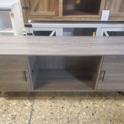 Mid-century Modern Style Gray TV Entertainment (New In A Box )