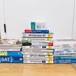 SAT, AP, and College Textbooks – For Test Prep & Study 📚