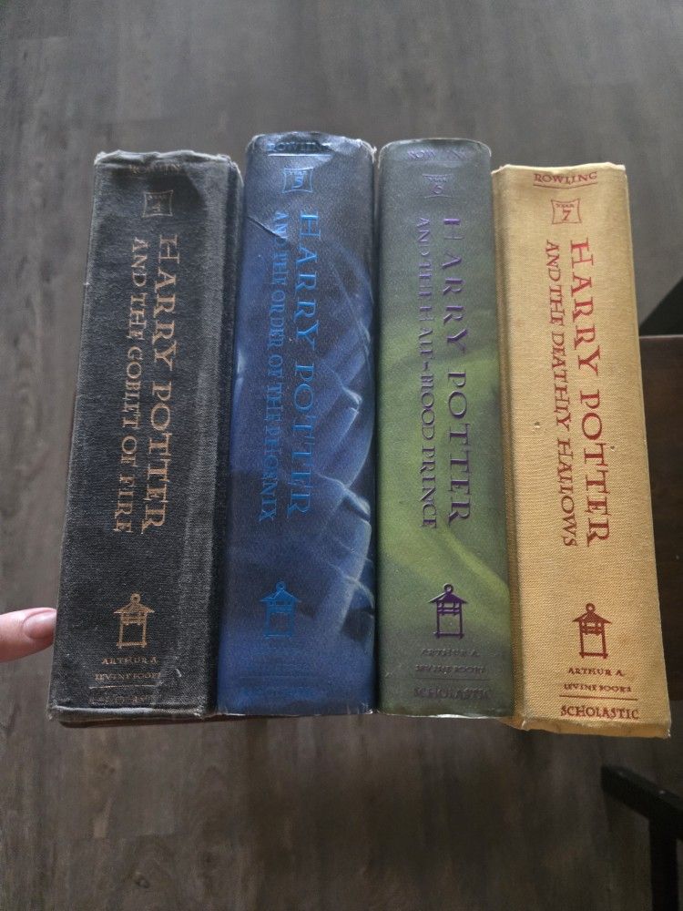 4,5,6, And 7th Harry Potter Books